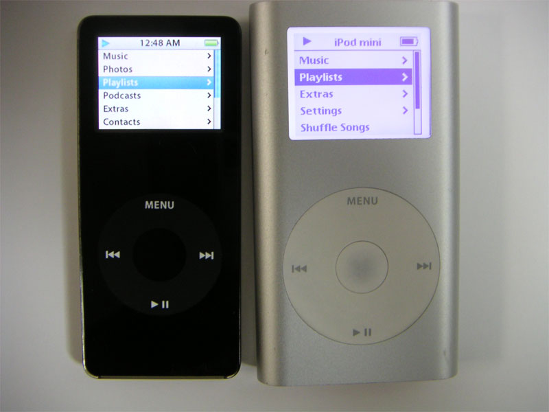 ipod nano با 4 گیگابایت حافظه